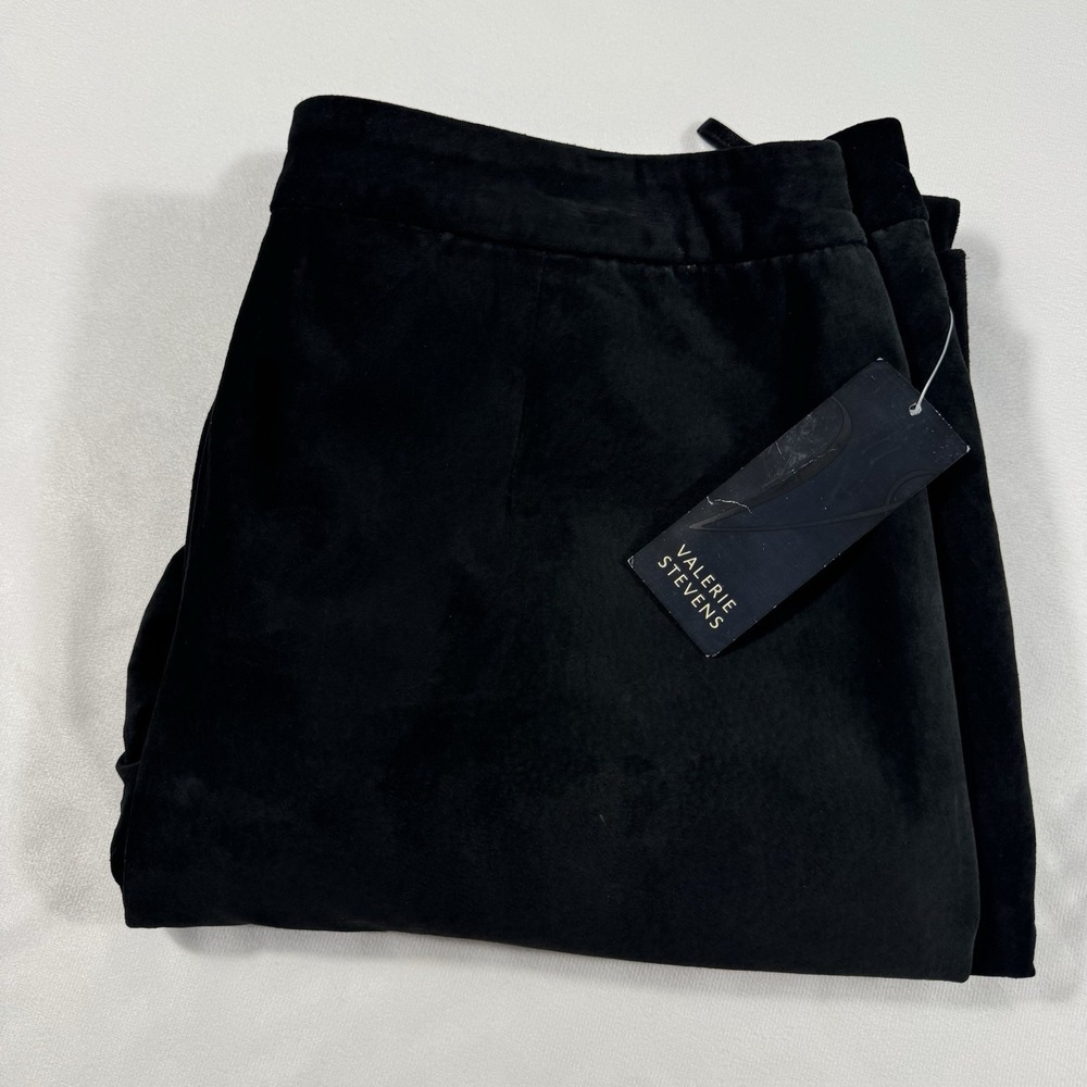 Valerie Stevens Vtg 100% Suede Leather Pants Womens Size 10 NWT $150 Tag '80s
